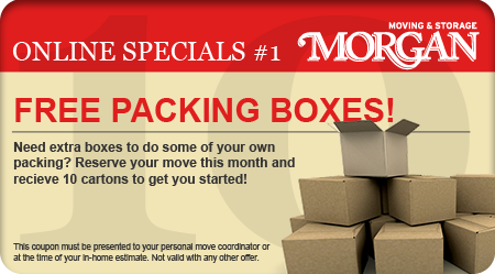 Free Moving Boxes - Morgan Moving and Storage